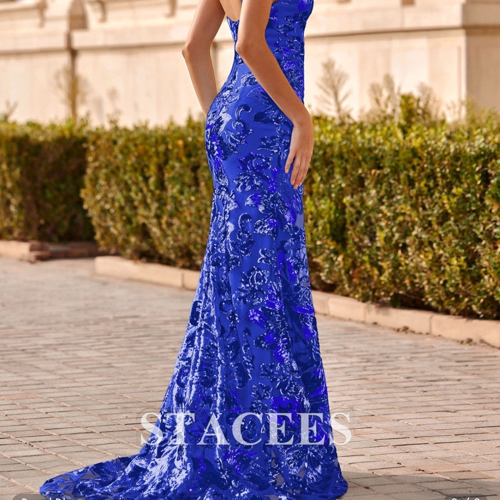 Women's Blue Evening Gown